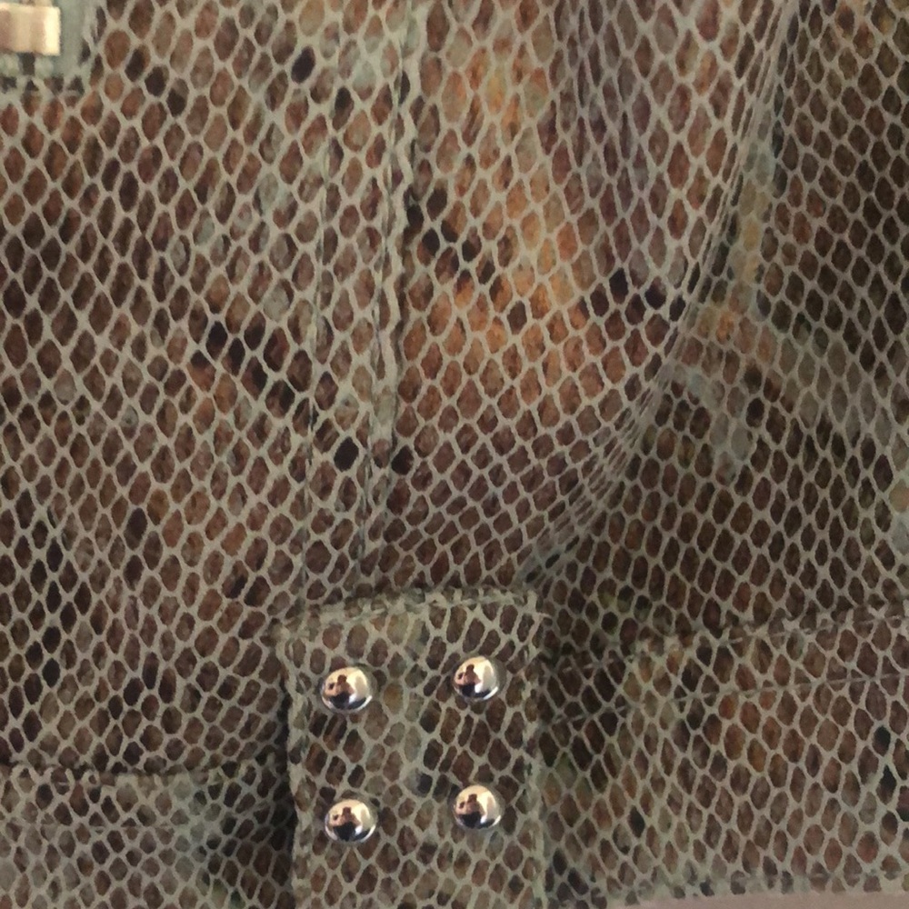 Stylish Fall Classy Snake Print Jacket - image 8